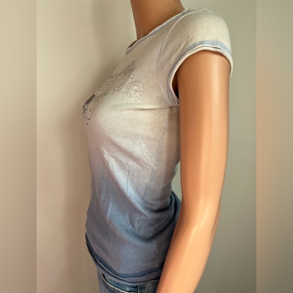 Abercrombie Blue Ombré Tee - Picture 4 of 5